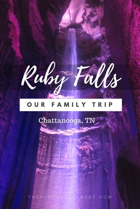 Family Trip to See Ruby Falls | The Purposeful Nest