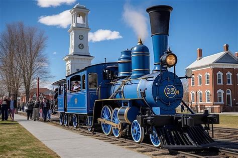 Premium AI Image | the railroad museum of pennsylvania is a railroad museum in strasburg