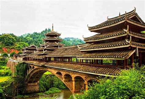 Bridges: Chinese Covered Bridge, China – Arsinoe Temple Library