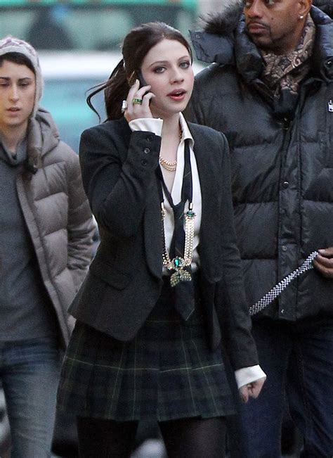 Michelle Trachtenberg at the Gossip Girl Set in New York – HawtCelebs