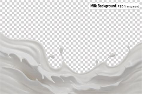 Premium PSD | Milk splash background.