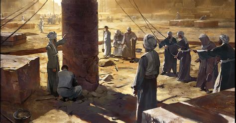 Artist's Depiction of an Excavation in Egypt (Illustration) - World History Encyclopedia