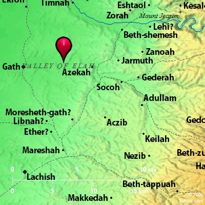 Valley Of Elah Map