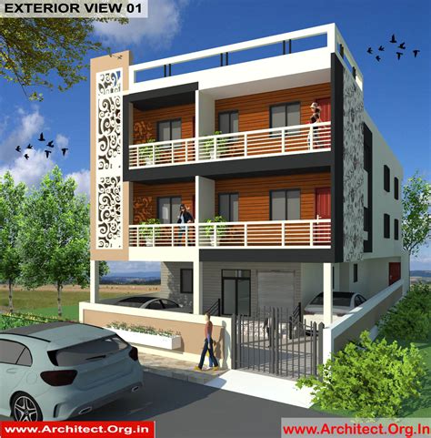 Best Commercial Complex Design in 2777 square feet – 201 – Architect.Org.In