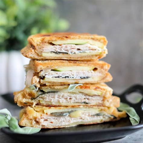 Turkey Panini With Cheddar and Apple - Foody Schmoody Blog