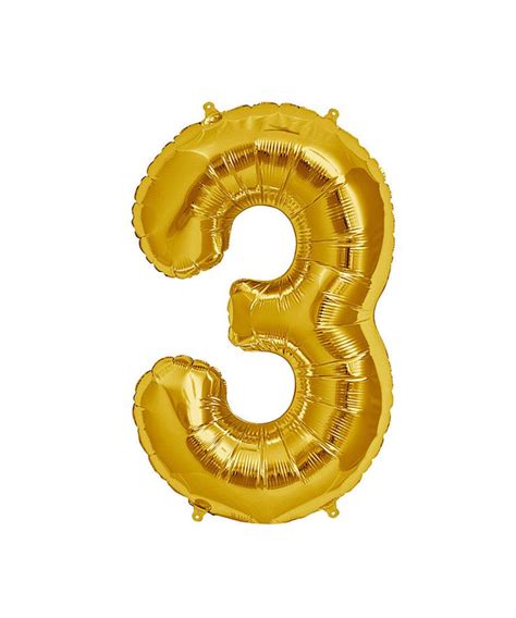 Mylar 16" Gold Balloons | Gold number balloons, Gold balloons, Foil ...