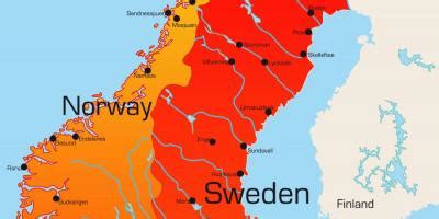 Sweden map - Maps Sweden (Northern Europe - Europe)