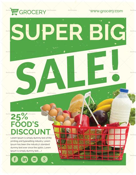 Grocery Sale Flyer Template