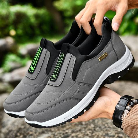 Men's Arch Support Breathable Lightweight Non-Slip Walking Shoes ...