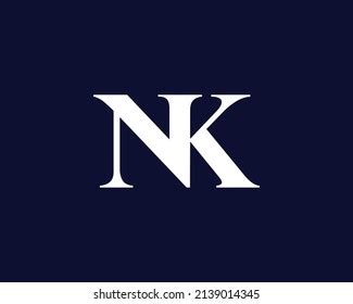 Nk Logo Design Vector Template Stock Vector (Royalty Free) 2139014345 ...