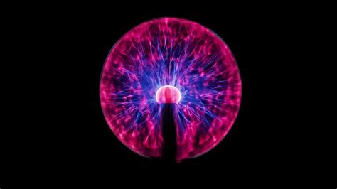 HD wallpaper: purple and pink plasma ball, plasma illustration, science ...