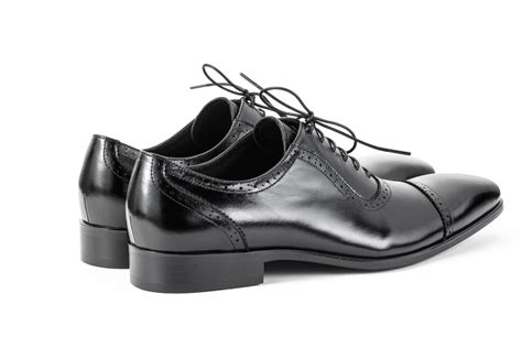 Black Leather Oxford Shoes | OWNONLY