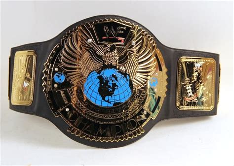 Autographed Replica WWF Champion Belt, N3GNX RR1 | Wwf, Pro wrestling, Autograph