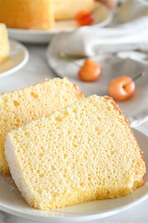 Vanilla Chiffon Cake + Tips for the Perfect Chiffon Bake | Foodelicacy