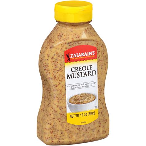 Zatarains Creole Mustard 12 oz 12 Ounce (Pack of 1)