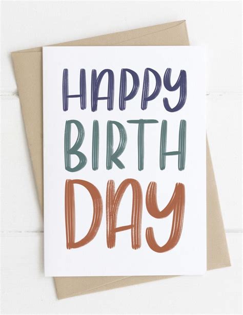 Birthday card for him | Greeting card design, Birthday cards for him, Hand lettering cards