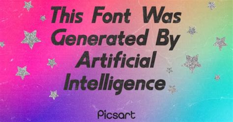 Font Generator Powered by AI is Launched by Visual Editor Picsart | Adweek