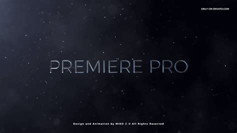 Premiere Pro Intro Template Free