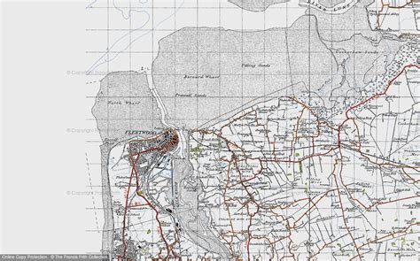 Historic Ordnance Survey Map of Knott End-on-Sea, 1947