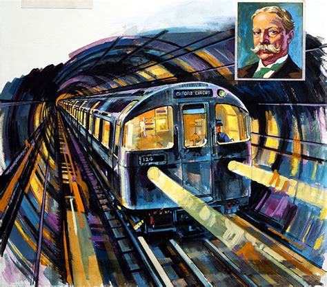 The Victoria Line - London Underground by Harry Green at the Illustration Art Gallery