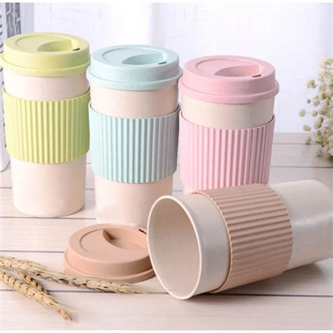 2018 Practical Kawaii Coffee Travel Mug Stirring Mug Cute Cup Durable ...