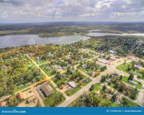 Hill City in Northern Minnesota Stock Image - Image of buildings ...