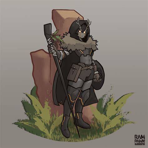 [Comm] [Art] Warforged Spores Druid concept, help me out finding a cool name! : r/DnD