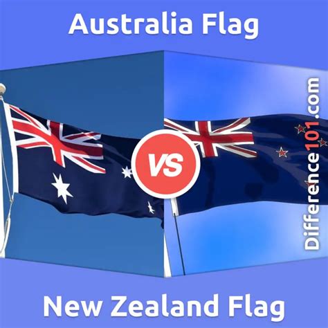 Australia Flag vs. New Zealand Flag: 6 Key Differences, Pros & Cons, Similarities | Difference 101