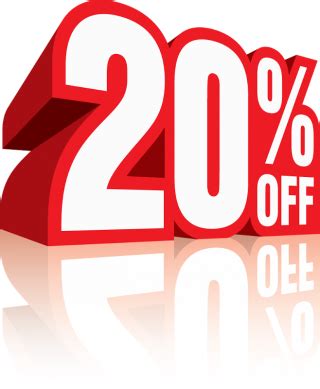 Sale Sticker 20% Off Png