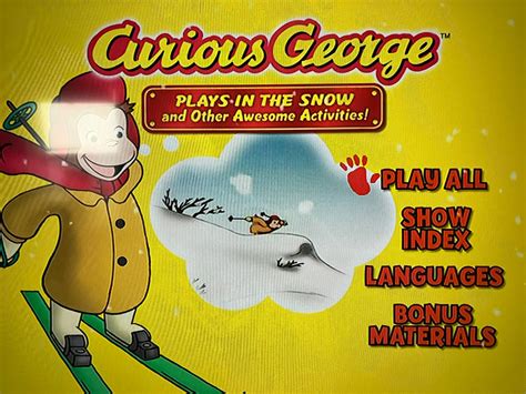 Curious George DVD Menu #2 by ALEXLOVER366 on DeviantArt