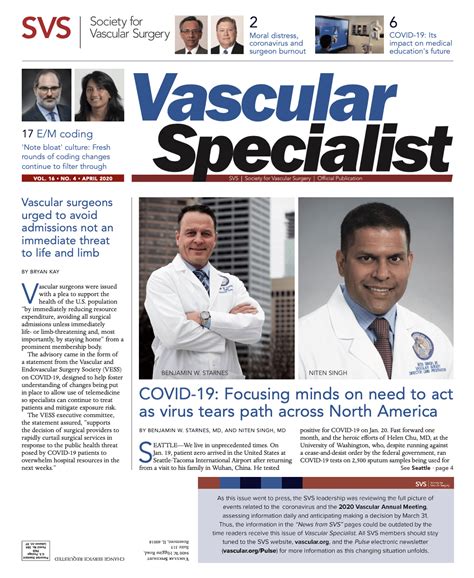 Vascular Specialist–April 2020