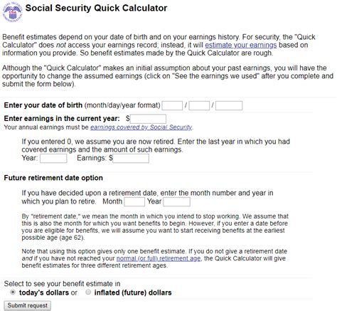 Social Security Calculator • We Love Retirement