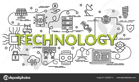 Flat Colorful Design Concept Technology Infographic Idea Making Creative Products Stock Vector ...