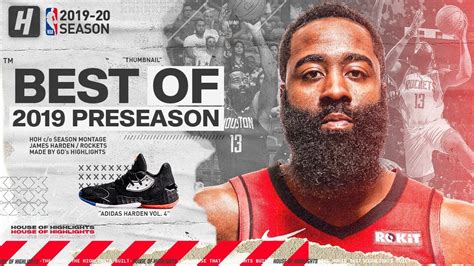 James Harden BEST Highlights & Plays from 2019 NBA Preseason! - YouTube