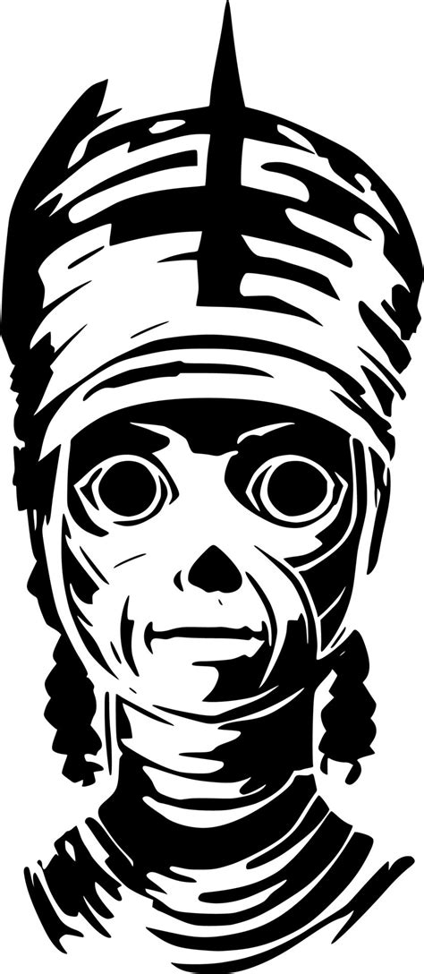 black zombie face 22043710 Vector Art at Vecteezy