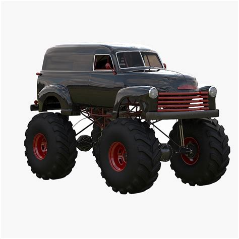 Grave Digger Monster Truck 3D Model $299 - .obj .max .lwo .fbx .c4d .3ds - Free3D