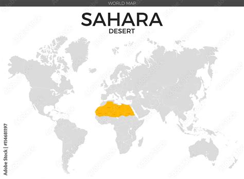 Sahara Desert World Map