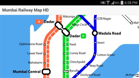 Mumbai Railway Map