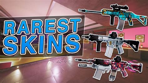 Top 10 *RAREST* Skins in Rainbow Six Siege - Rainbow Six Siege - YouTube