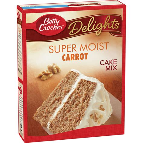 Betty Crocker Super Moist Carrot Cake Mix (15.25 oz) - Instacart