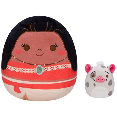 Squishmallow Disney 10 in and 4 in Moana and Pua - Walmart.com