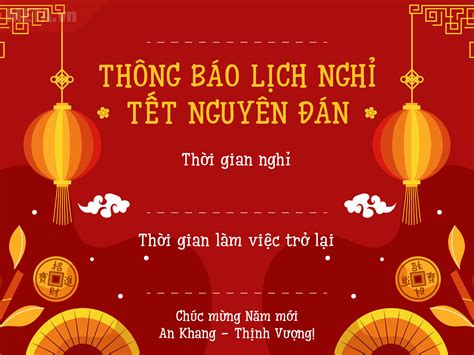 Thông Báo Nghỉ Tết 2022