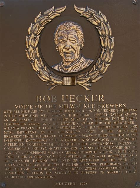 Wisconsin Athletic Hall of Fame-Bob Uecker