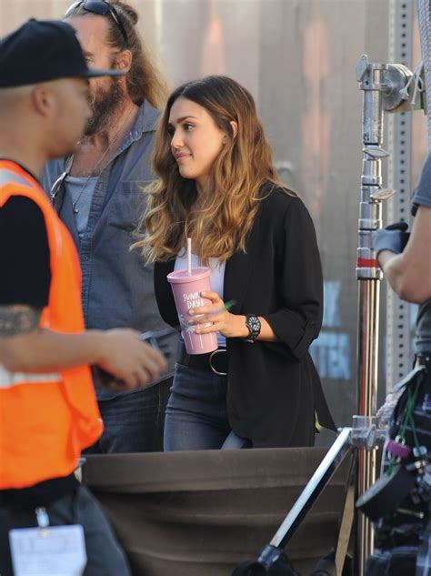 Jessica Alba - "L.A.'s Finest" Set in Los Angeles 10/25/2018 • CelebMafia