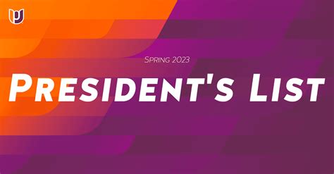 Spring 2023 President’s List Recipients | Post University