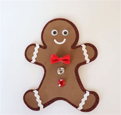 Gingerbread Boy Craft Kit, Gingerbread Girl, DIY Craft Kit for Kids ...