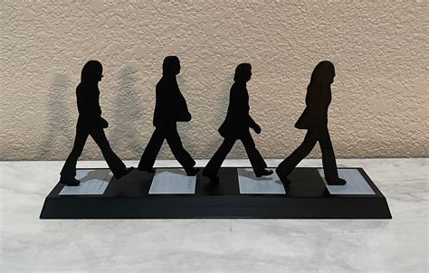 The Beatles Abbey Road Silhouette. 3D Printed - Etsy