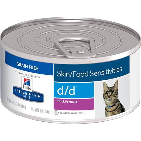 Hill's Prescription d/d Duck Formula Cat Food 5.5oz 24pk