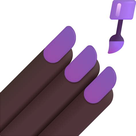 "nail polish dark" Emoji - Download for free – Iconduck