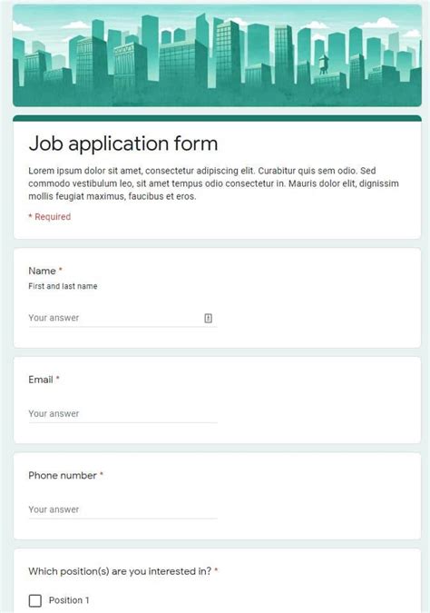 11 of The Best Google Forms Templates That You Can't Miss🤴